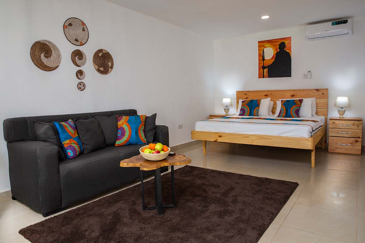 habitación del hotel dunas boutique